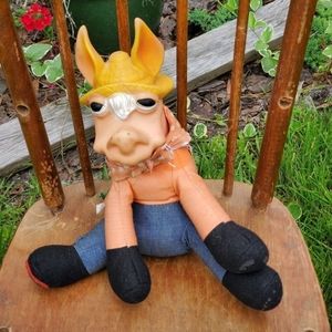 Vintage Ideal Lamb Chop Charlie Horse Plush Stuffed Doll